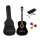 MusicMate Gitara klasyczna zestaw MM-G15 ClassicMidnight Czarny - 1588162 - zdjęcie